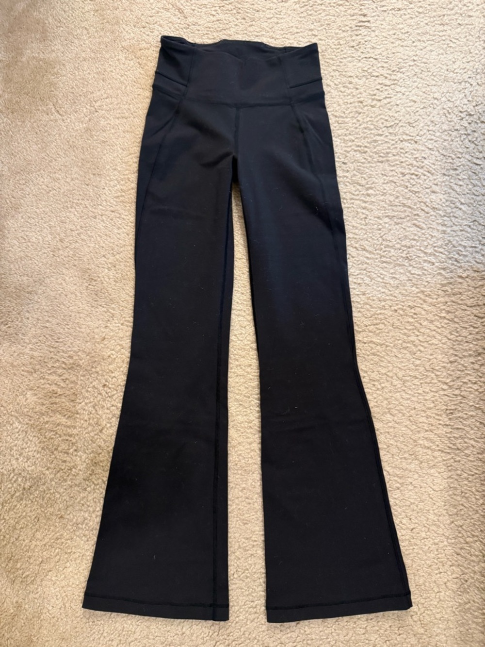Lululemon Black Flare Pants- Size 6